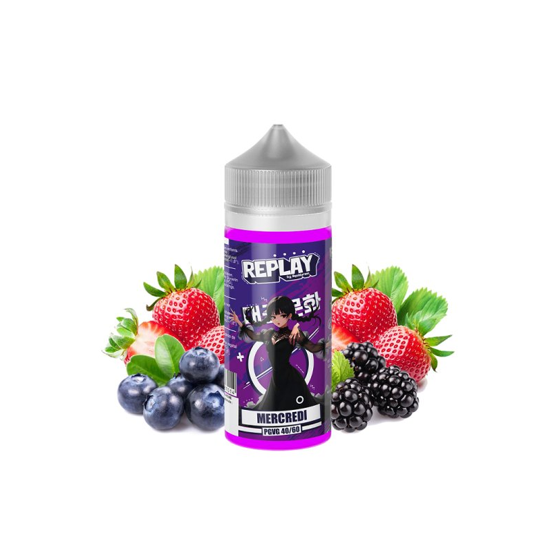 Mercredi 0mg 100ml - Replay by Liquidarom