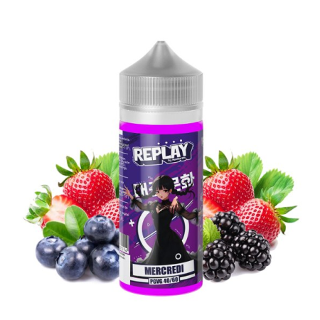 Mercredi 0mg 100ml - Replay by Liquidarom