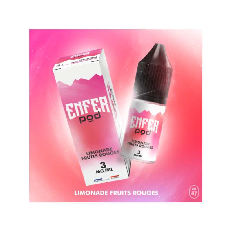Limonade Fruits Rouges 10ml - ENFER POD by ENFER