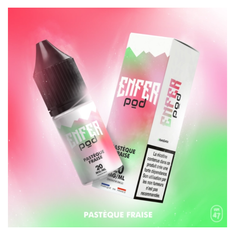 Pastèque Fraise 10ml - ENFER POD by ENFER