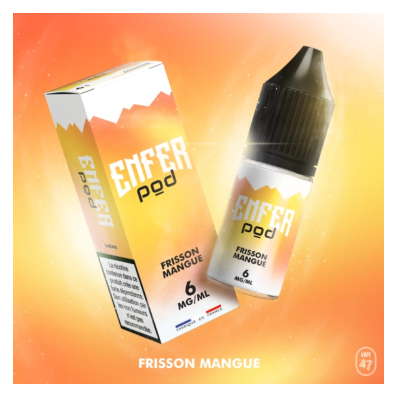 Frisson Mangue 10ml - ENFER POD by ENFER