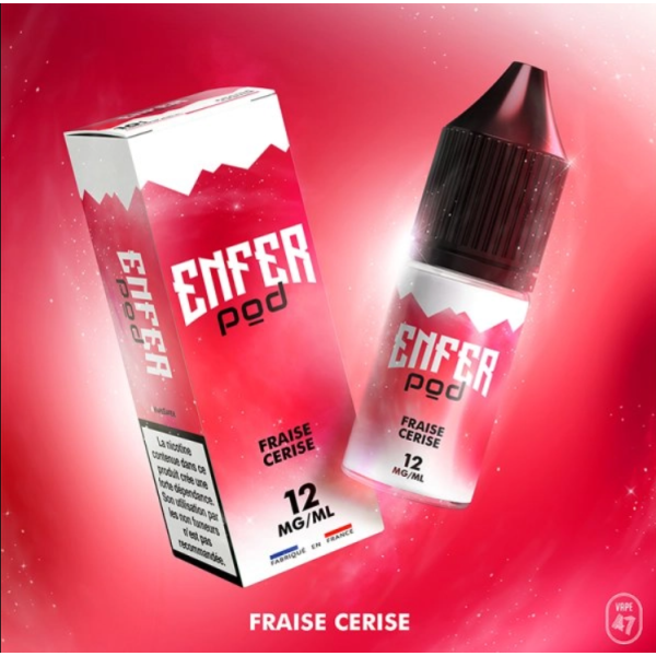 Fraise Cerise 10ml - ENFER POD by ENFER