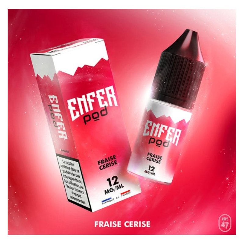 Fraise Cerise 10ml - ENFER POD by ENFER